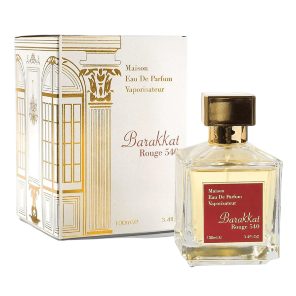 Barakkat Rouge 540 perfume de la marca Fragance World Rif Perfumes