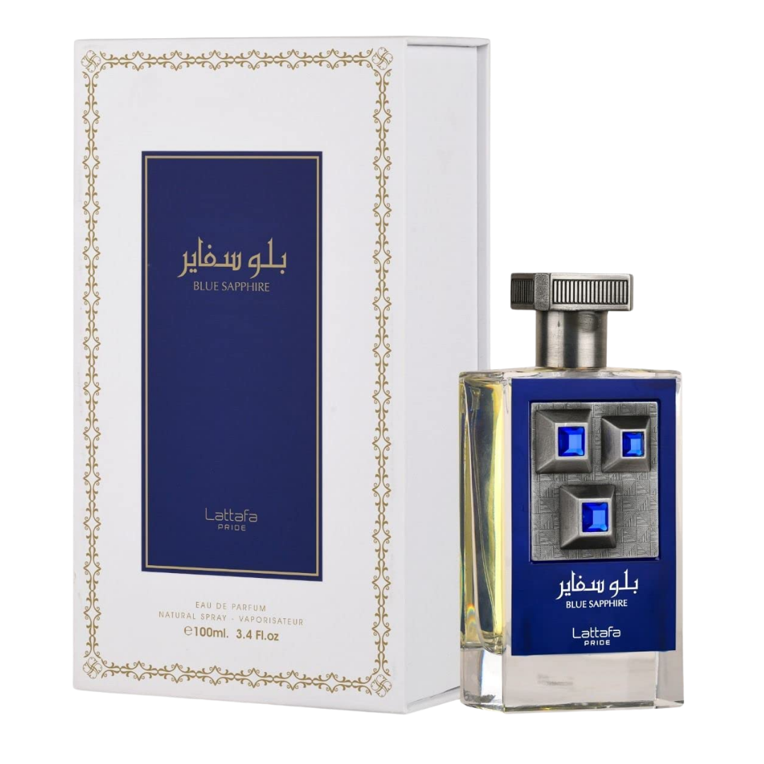Blue Saphire perfume de la marca Lattafa Pride Rif Perfumes