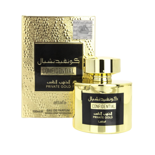 Confidential Private Gold perfume de la marca Lattafa Rif Perfume