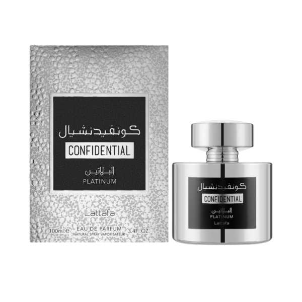 Confidential Platinum perfume de la marca Lattafa Rif Perfume