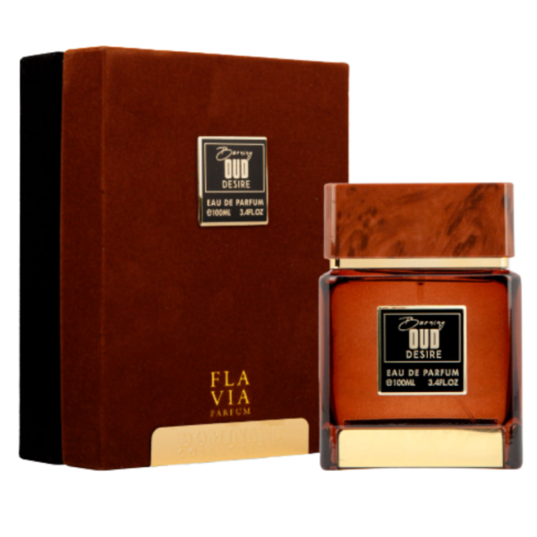 Burning Oud Desire perfume de la marca Flavia Rif Perfumes