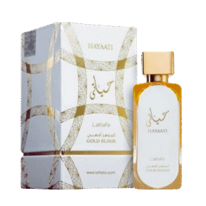Hayaati Gold Elixir perfume de la marca Lattafa Rif Perfume