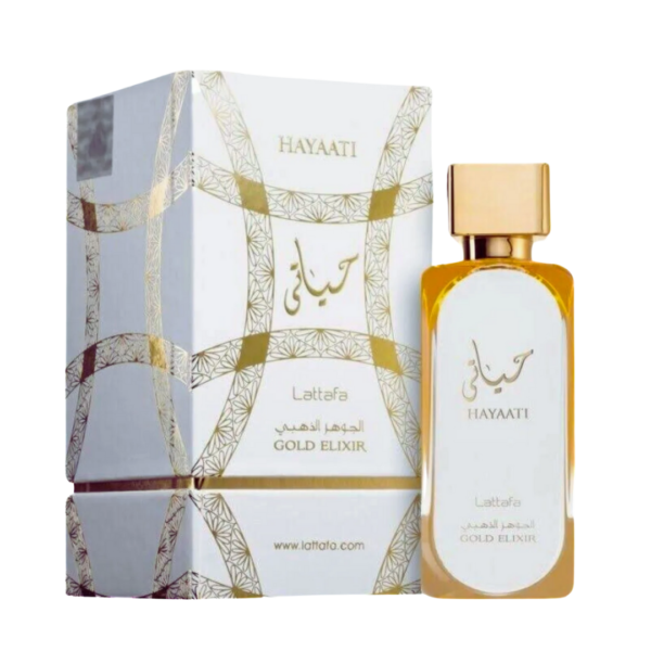 Hayaati Gold Elixir perfume de la marca Lattafa Rif Perfume