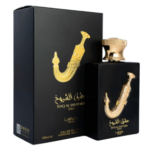 Isq Al Shuyukh Gold perfume de la marca Lattafa Pride Rif Perfumes