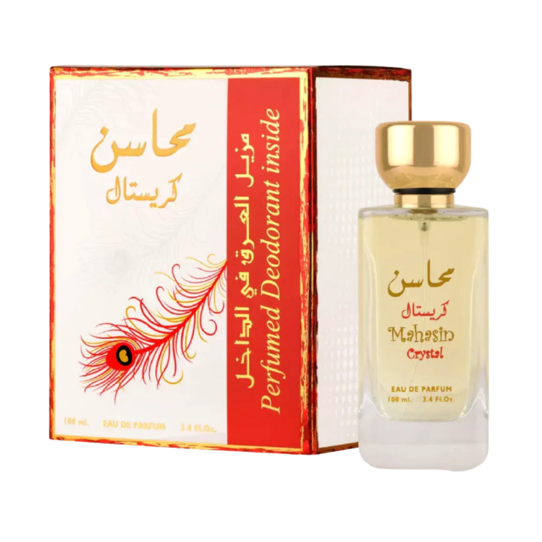 Mahasin Crystal perfume de la marca Lattafa Rif Perfume