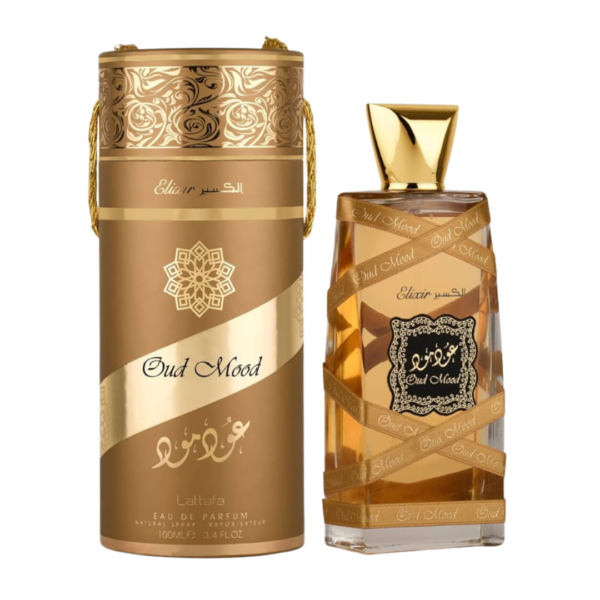 Oud Mood Elixir perfume de la marca Lattafa Rif Perfume
