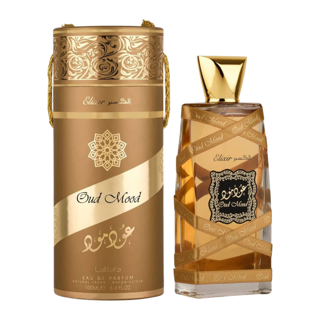 Oud Mood Elixir perfume de la marca Lattafa Rif Perfume