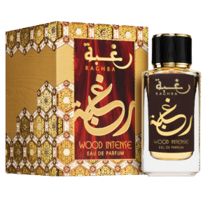 Raghba Wood Intense perfume de la marca Lattafa Rif Perfume