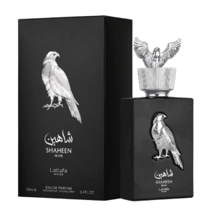 Shaheen Silver perfume de la marca Lattafa Pride Rif Perfumes