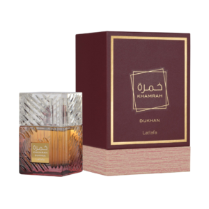 Khamrah Dukhan de la marca Lattafa Rif Perfumes