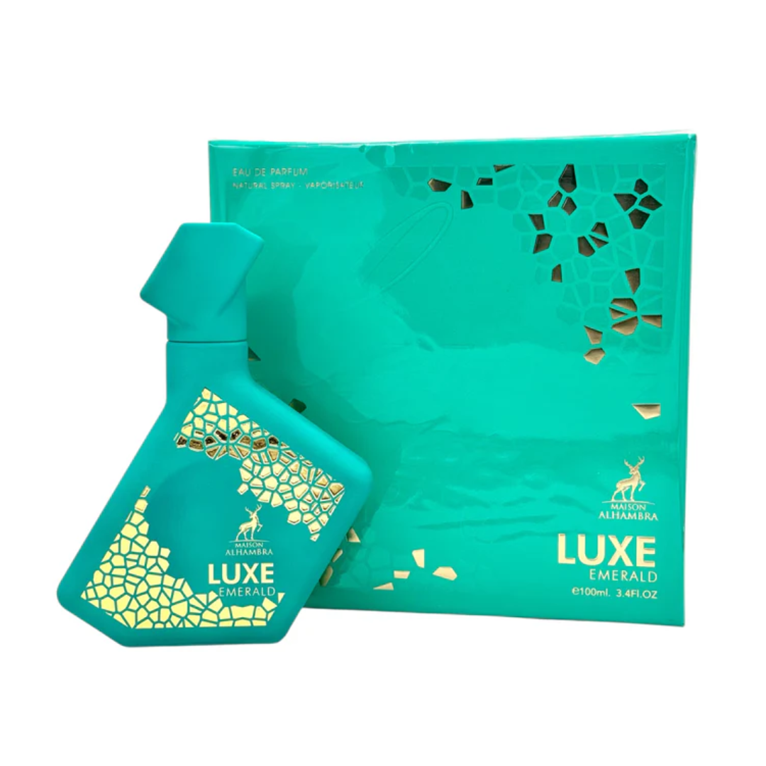 Luxe Emerald de la marca Maison Alhambra Rif Perfumes