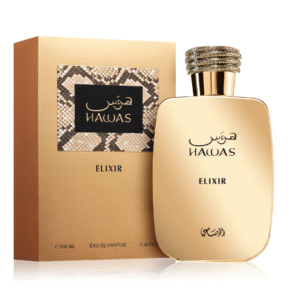 Hawas Elixir de la marca Rasasi Rif Perfumes