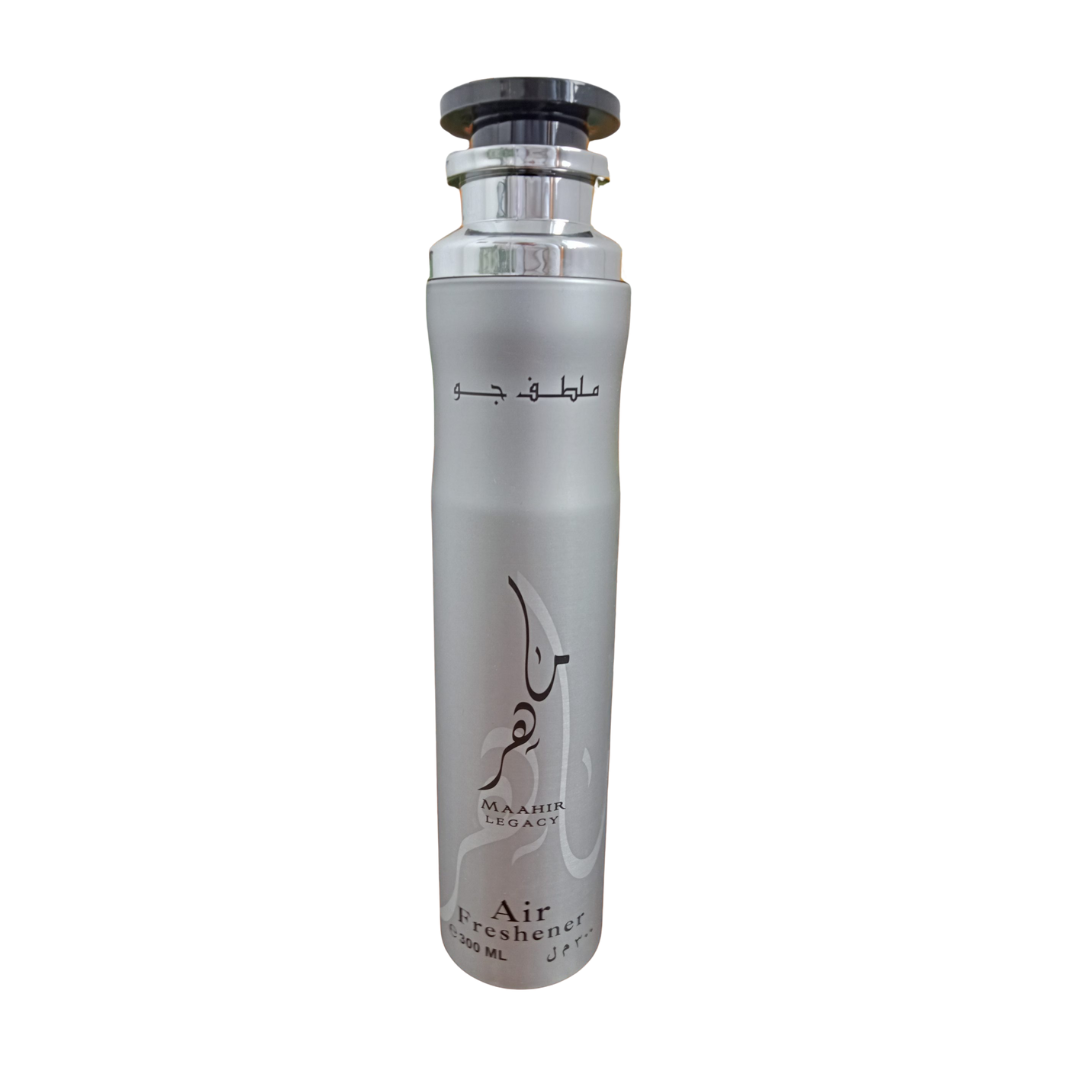 Ambientador Maahir Legacy de la marca Lattafa Rif Perfumes