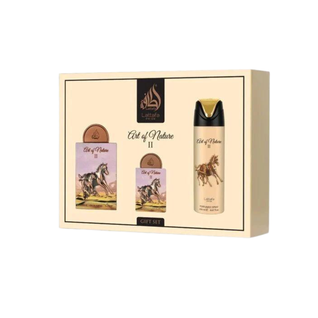 GIFT SET ART OF NATURE II de la marca LATTAFA PRIDE Rif Perfumes