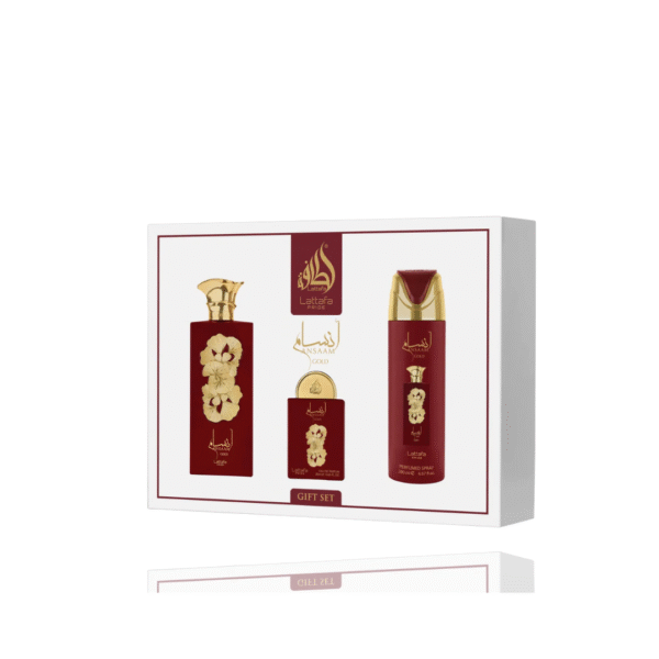 GIFT SET ANSAAM GOLD de la marca LATTAFA PRIDE Rif Perfumes