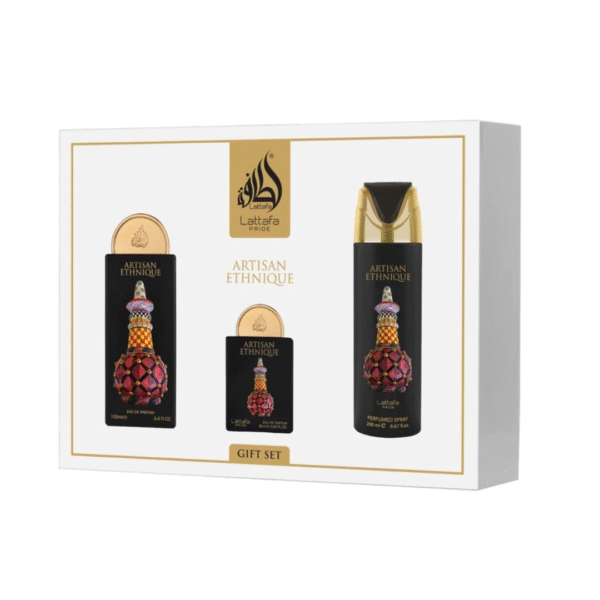 GIFT SET ARTISAN ETHNIQUE de la marca LATTAFA PRIDE Rif Perfumes