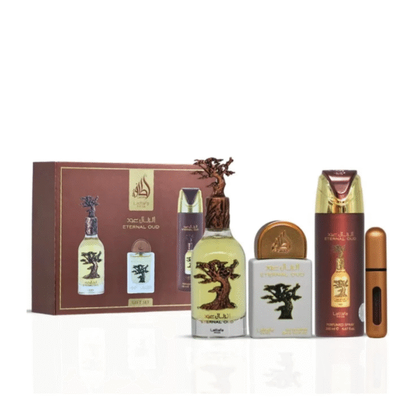 GIFT SET ETERNAL OUD de la marca LATTAFA PRIDE Rif Perfumes