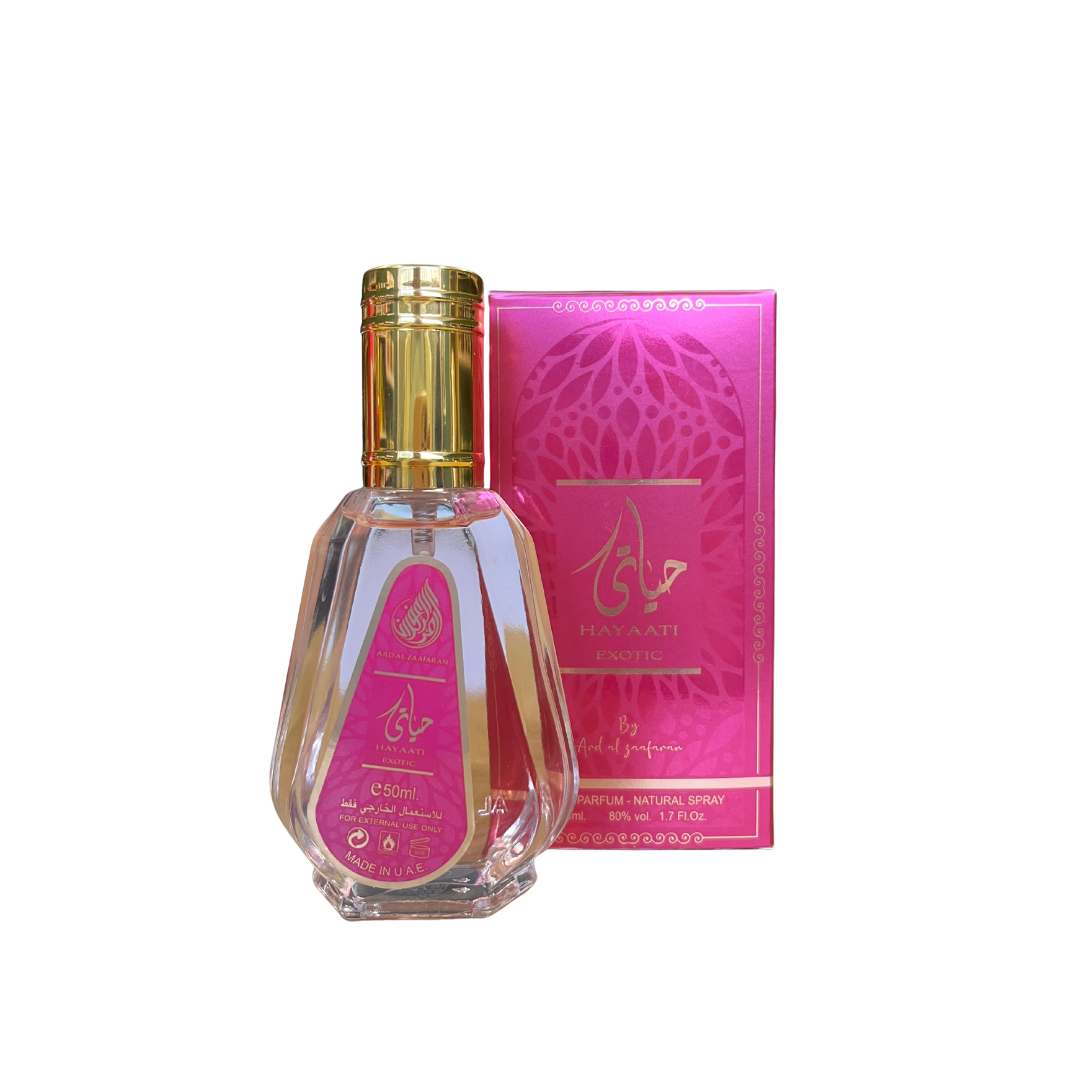 50ML HAYAATI EXOTIC de la marca ARD AL ZAAFARAN Rif Perfumes