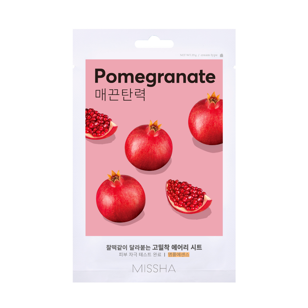 Airy Fit Sheet Mask Pomegranate de la marca Missha Rif Perfumes