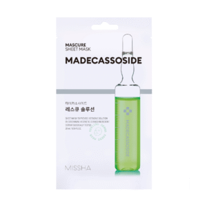 Mascure Rescue Solution Sheet Mask Madecasoside de la marca Missha Rif Perfumes